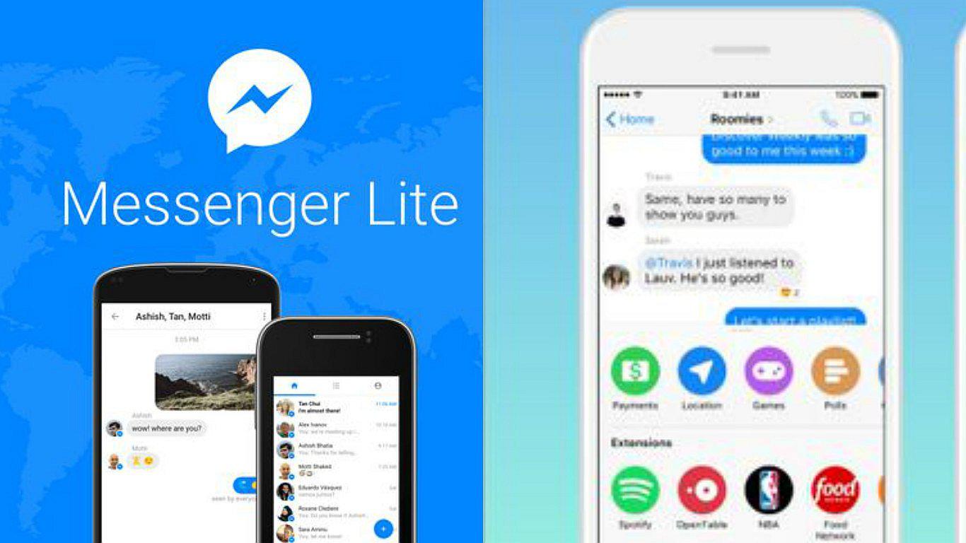 Facebook: conoce las diferencias de Messenger vs. Messenger Lite 