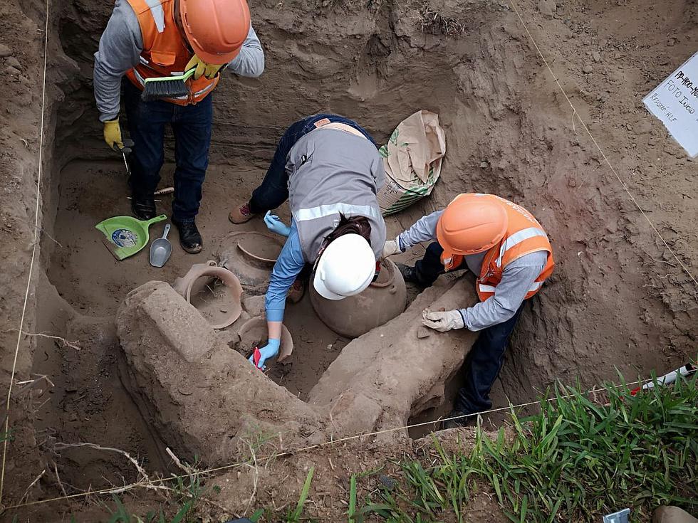 Hallan tumba preincaica de niño durante obras para instalación de gas en Puente Piedra (FOTOS)