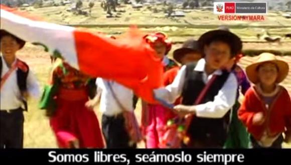 Himno Nacional: Mira esta conmovedora versión aymara interpretado por niños (VIDEO)