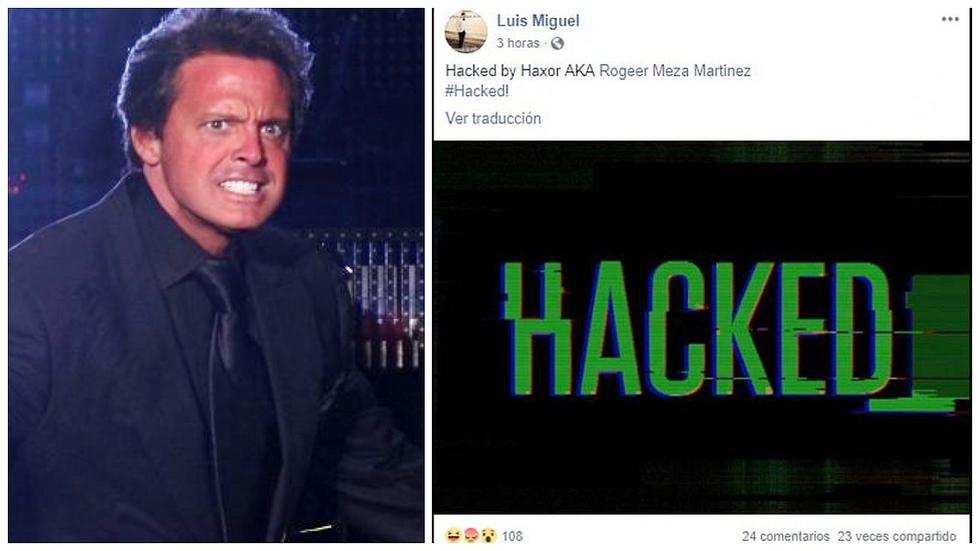 Luis Miguel: su cuenta de Facebook fue hackeada y publican memes sobre su vida (FOTOS)