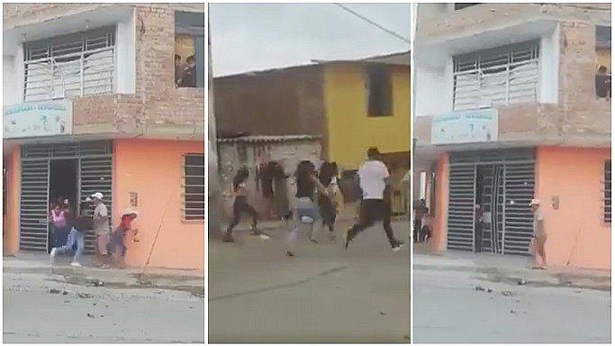 Sorprenden a menores en fiesta "semáforo" y salen despavoridos de discoteca (VIDEO)