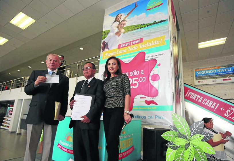 Aeropuerto premió a viajero