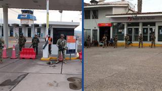 Ayacucho: militares resguardan aeropuerto, bancos e instituciones durante paro (Fotos)