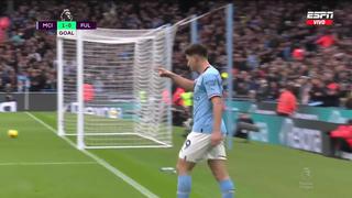 Gol de Julián Álvarez: así fue la definición del argentino en Manchester City (VIDEO)