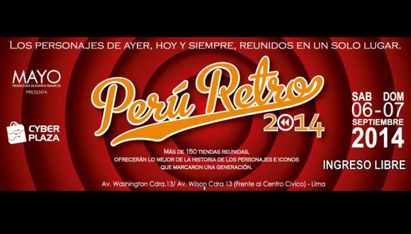 Realizan feria Perú Retro 2014