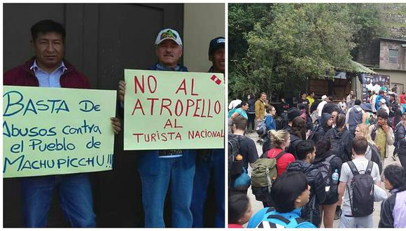 Primer día de paro en Machu Picchu termina con amenaza de huelga indefinida