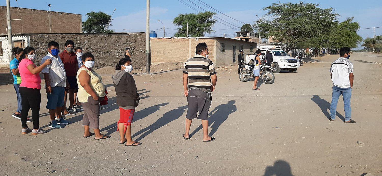 Chiclayo: Reyerta inició con la quema de colchones en los pabellones 'A' y 'B'. (Foto: Sandro Chambergo)