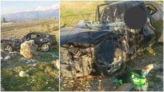 Policía fallece tras chocar su automóvil contra una roca en Huancayo
