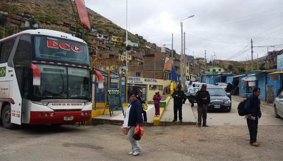 La Oroya: suben precios de pasajes a Huancayo y Selva central 
