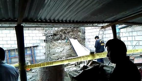 Arequipa: pared en construcción se derrumba y mata a obrero