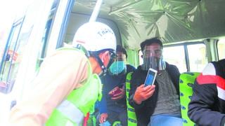 Aplican multas de S/6 600 a transportistas que no portan autorización para circular en Huancayo (VIDEO)