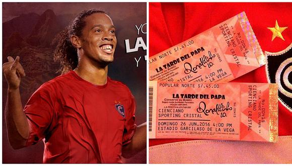 Ronaldinho en Cusco: Comenzó la venta de entradas para ver al astro brasileño