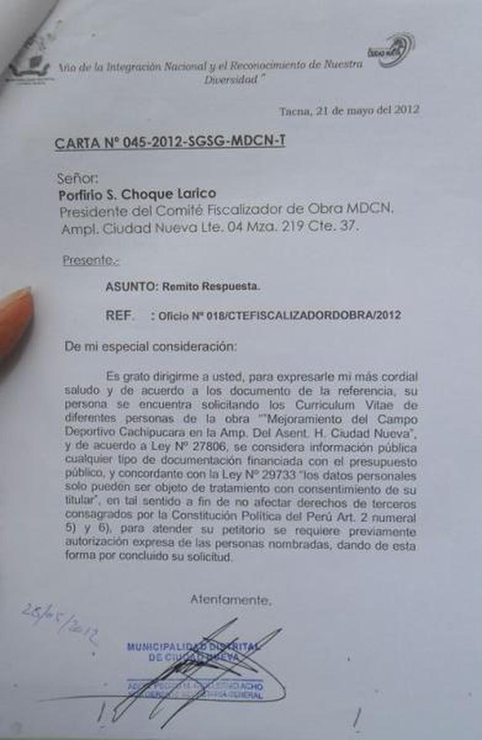 Obreras "fantasmas" en campo deportivo Cachipucara