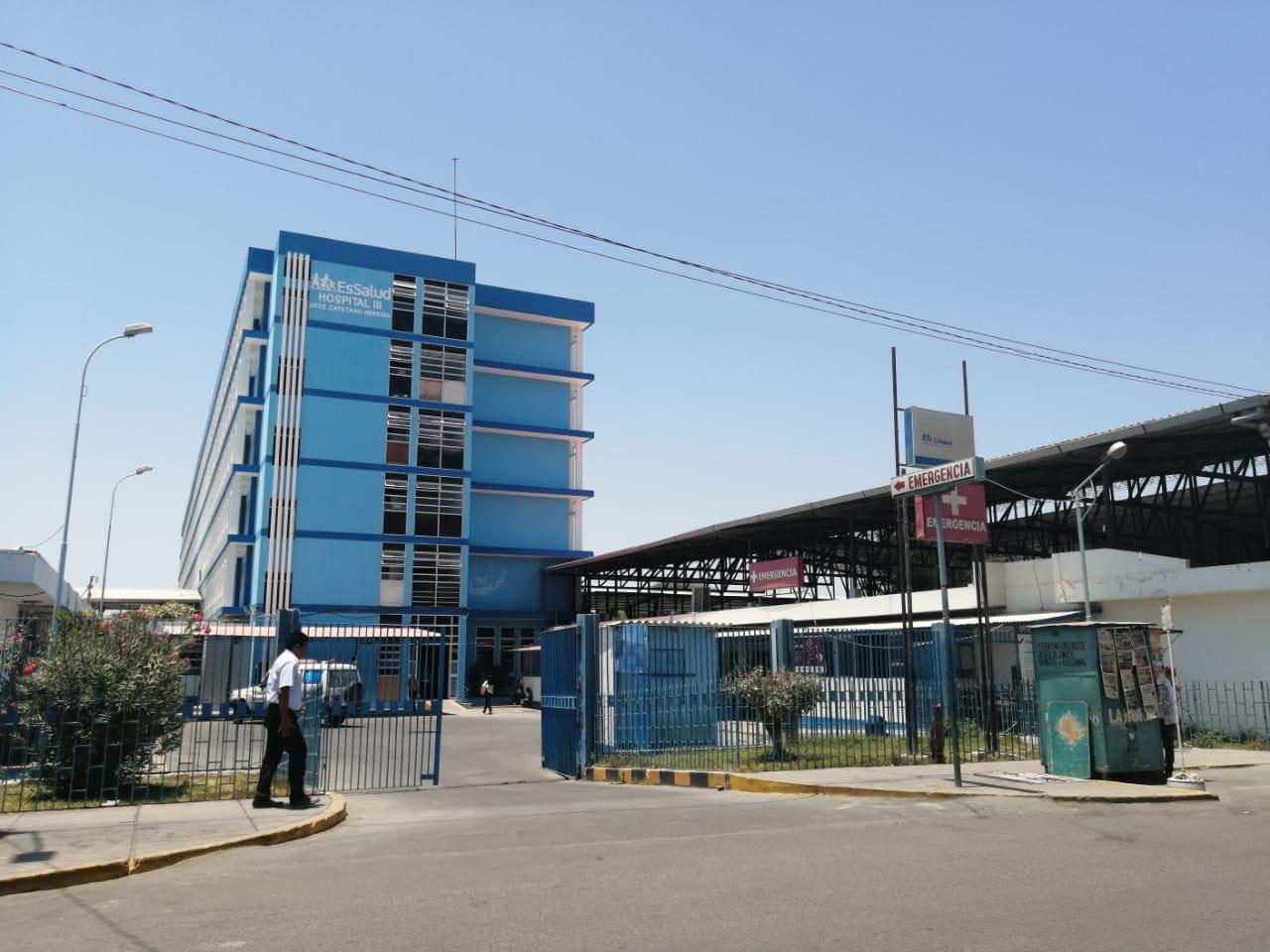 Piura. En el hospital Cayetano Heredia permanecen desde el martes dos cadáveres de víctimas del Covid-19. (GEC)