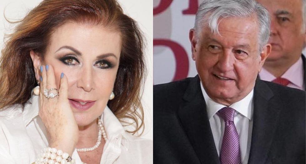 Laura Zapata desató polémica en Twitter por mensajes contra AMLO. (Foto: @laurazapataoficial/@lopezobrador)