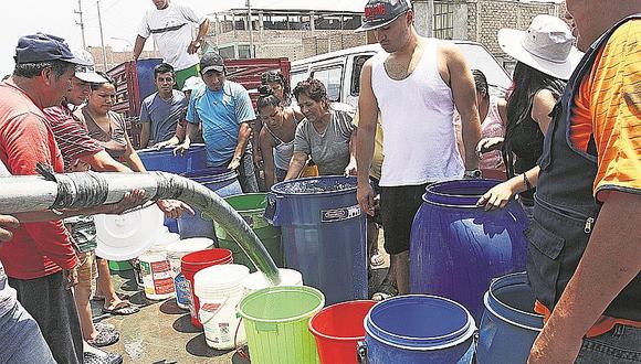 Sedapal anuncia nuevos cortes de agua potable en distritos de Lima y Callao