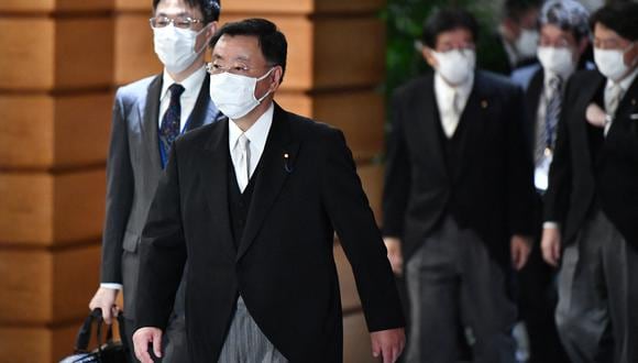 Japón instó a sus 150 nacionales residentes en Ucrania a que abandonen “inmediatamente” el país, según declaró su portavoz gubernamental Hirokazu Matsuno. (Foto: Kazuhiro NOGI / AFP)