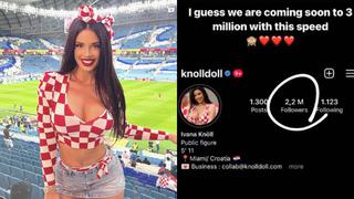 Novia del Mundial festeja haber superado rápidamente los 2 millones de seguidores en Instagram (FOTO)