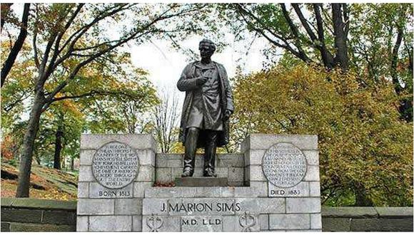 New York retira estatua de ginecólogo que experimentaba con esclavas negras (FOTOS)