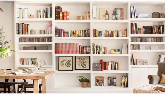 Crea tu propia biblioteca en casa con poco presupuesto 
