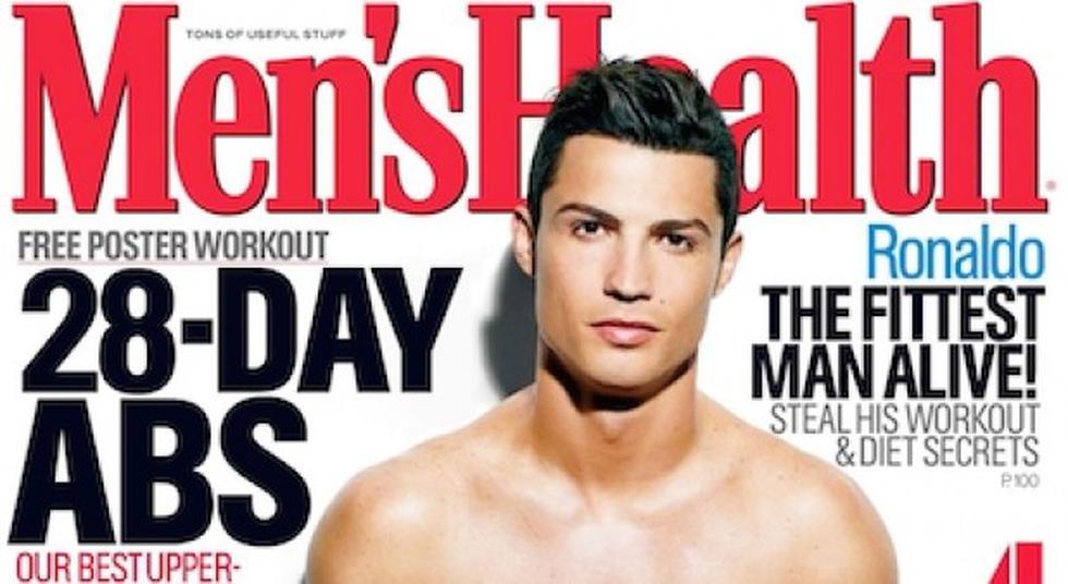 Los músculos de Cristiano Ronaldo protagonizan portada de revista (FOTOS)