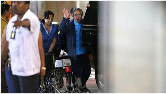 Alberto Fujimori dejó clínica y quedó en libertad gracias a indulto humanitario (VIDEO)