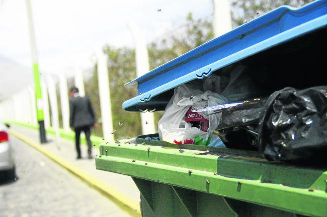 Arequipa: Mal olor y moscas por contenedores afectan a vecinos de Alto Selva Alegre
