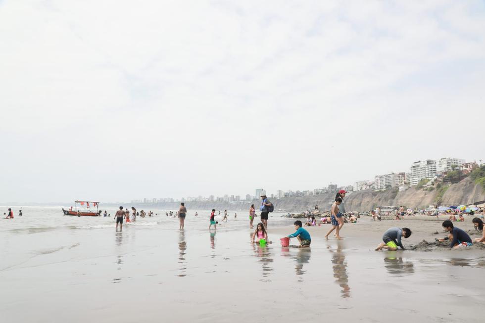Hoy sábado 8 de enero se registró poca asistencia de veraneantes a las playas de la Costa Verde en el segundo fin de semana del verano 2022. (Foto: Juan Ponce Valenzuela / @photo.gec)