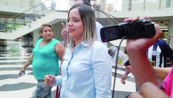 Rosario Palacios, esposa del alcalde de Tumbes, se puso a derecho ante el juzgado