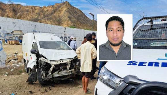 Roberto Carlos Bruno Rumiche conducía una camioneta que terminó empotrado contra la pared de un local, ubicado a un costado de la carretera Panamericana Norte