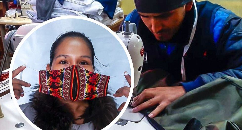 COVID-19: mascarillas con motivos andinos son elaboradas por reclusos de penal en Cusco (FOTOS)
