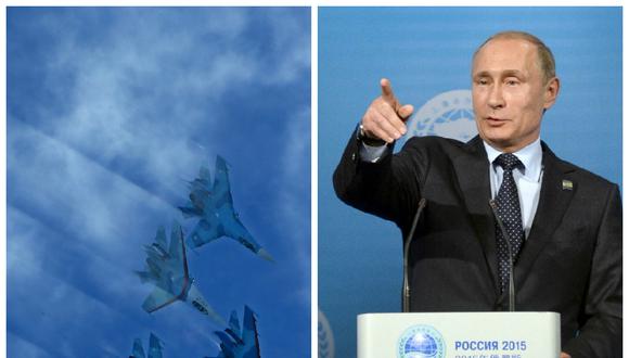 Vladimir Putin defiende intervención en Siria y Rusia lanza primeros ataques contra EI