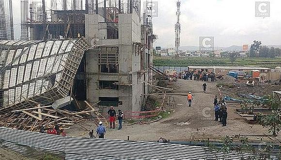 Sunafil abre investigación por la caída de un techo sobre 19 trabajadores