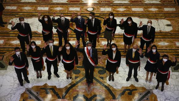 El presidente de la República, Francisco Sagasti, tomó juramento a los nuevos miembros del Gabinete Ministerial. (Fotos: Presidencia Perú)