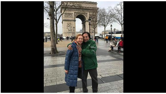 Alejandro Toledo y Eliane Karp aparecen en París