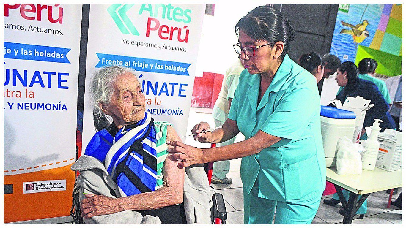 Minsa vacunará a seis millones de peruanos contra la influenza