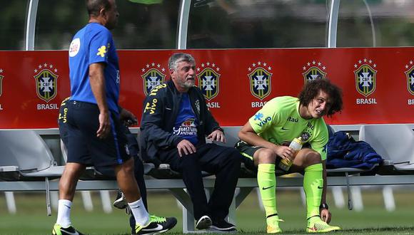 Brasil 2014: David Luiz es la gran duda de Scolari ante Chile