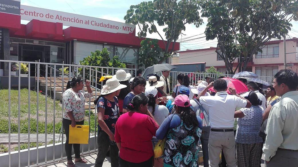 Beneficiarios de Providit en Lote Y demandan pago de indemnización a MTC