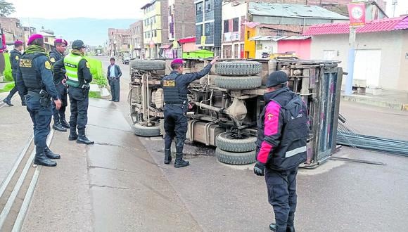 En Huancayo, los percances viales aumentaron
