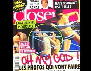 Publican fotos de Kate Middleton en topless