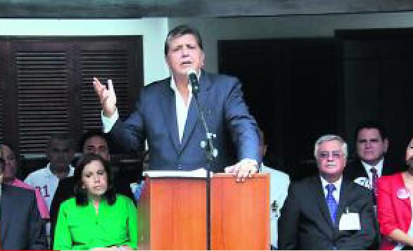 Postulantes al Congreso de Alianza Popular renuncian a su futura inmunidad