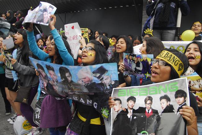 Banda coreana 'Big Bang' remece Lima