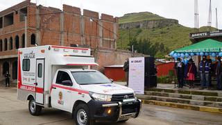 Cusco: entregan moderna ambulancia al centro de salud del distrito de Velille
