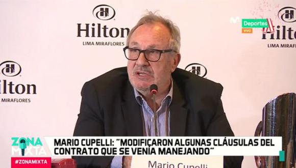 Mario Cupelli, abogado de Ricardo Gareca. (Foto: Movistar Deportes)