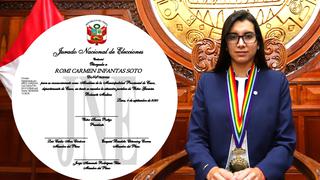 Romi Infantas Soto ya es oficialmente alcaldesa de Cusco