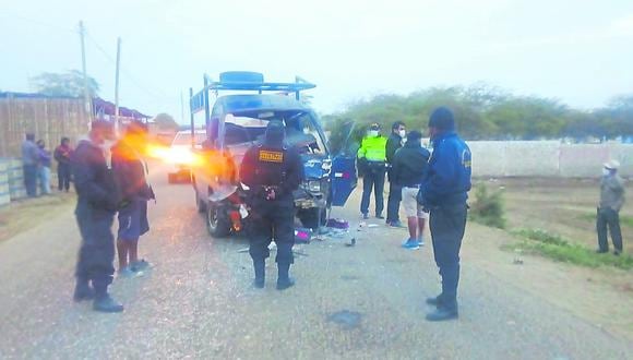 El accidente se registró ayer a las 5 de la madrugada, en la carretera Cucungará- Pozo de los Ramos, frente a la cancha de fútbol “Campo Verde”