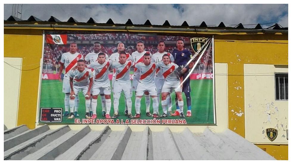 Internos pintan murales con los rostros de los jugadores de la selección peruana (FOTOS)