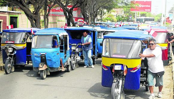 Menores manejaban mototaxi sin licencia 