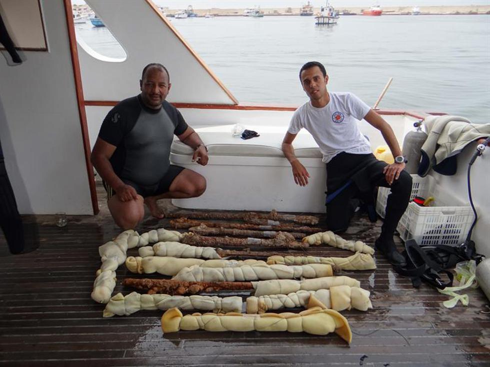 Hallan varias armas del siglo XVIII en la costa mediterránea de Egipto (FOTOS)