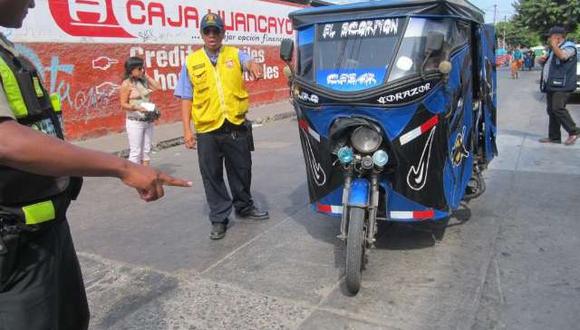 Lambayeque: Intervienen mototaxis informales en Ferreñafe